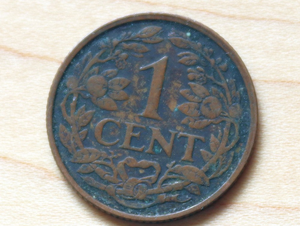 1928 Netherlands 1 Cent