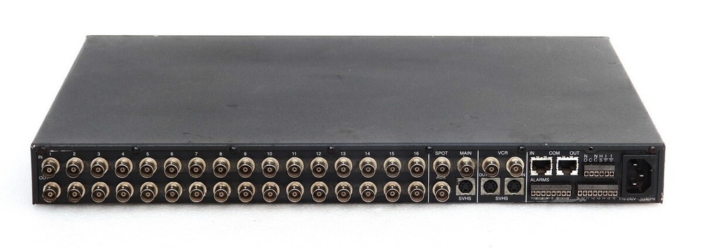 PELCO GENEX 16 CHANNEL SECURITY CAMERA DUPLEX COLOR MULTIPLEXER MODEL MX4016CD-X