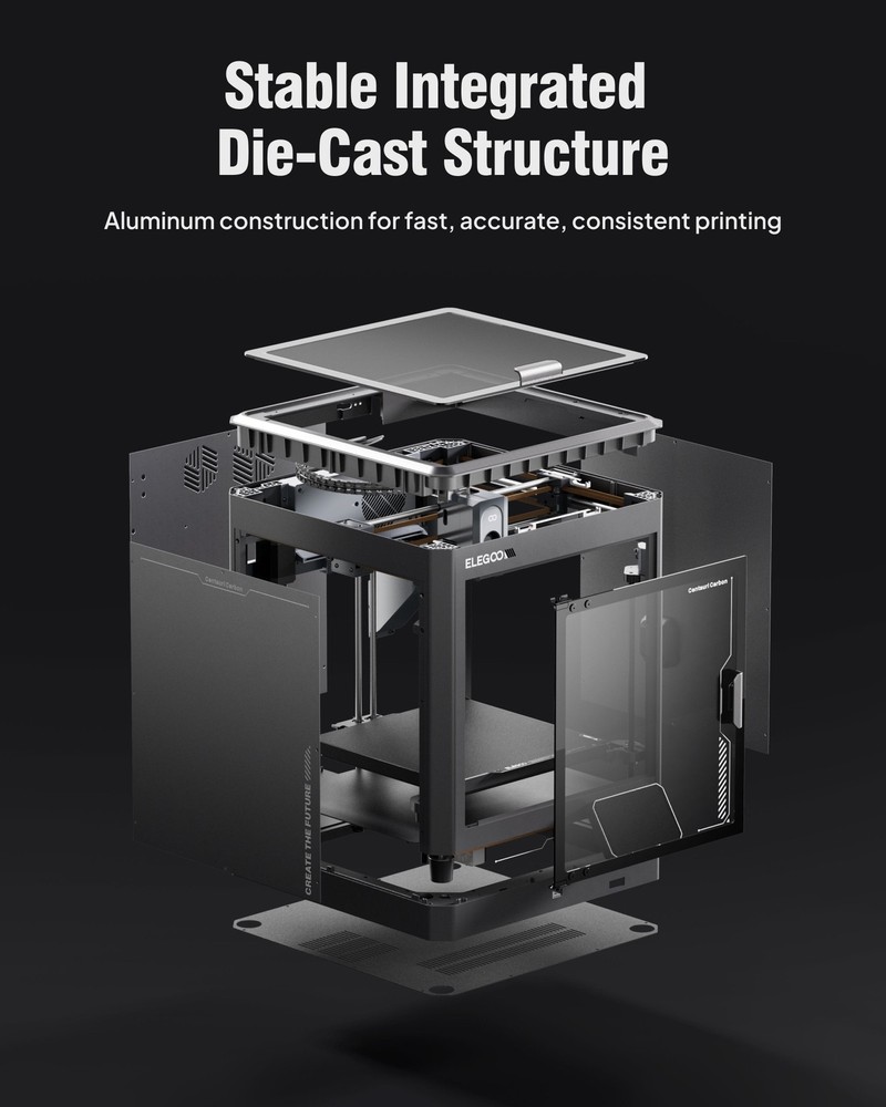 【NEW】ELEGOO Centauri Carbon High Speed Core XY FDM 3D Printer Built-in Camera