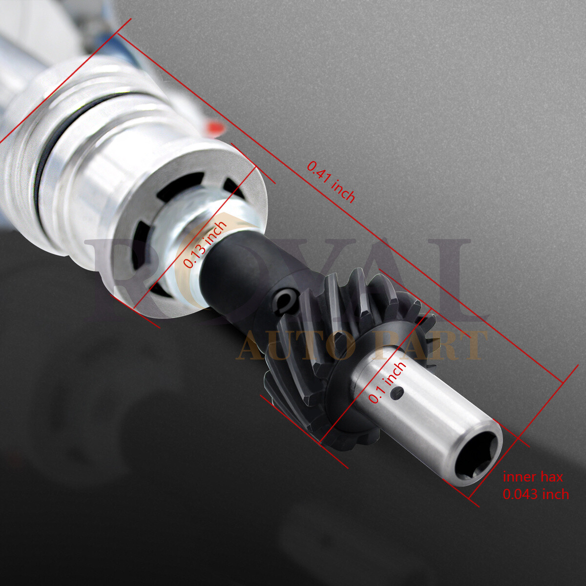 HEI Distributor For Ford Windsor SBF 351W Drop In One Wire w/ 65kv Coil Blue