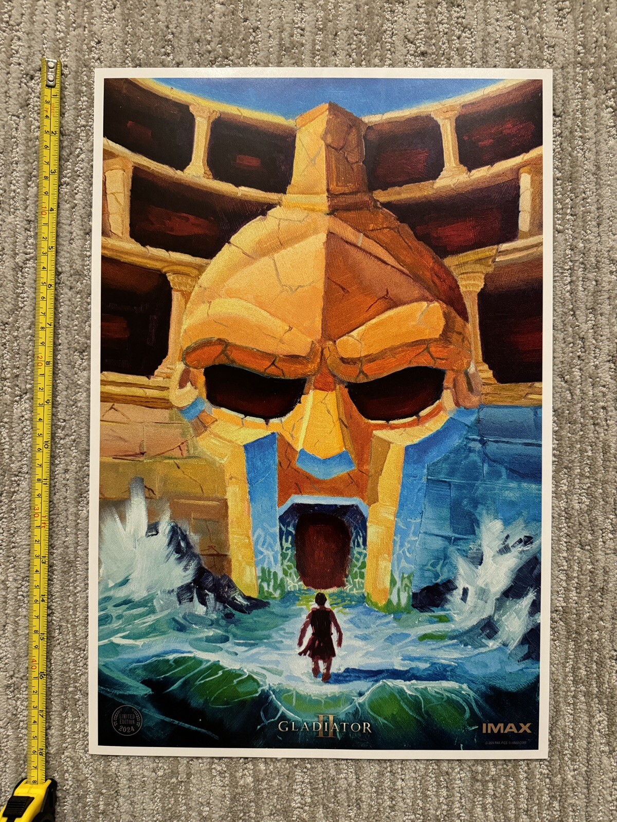 Gladiator 2 (2024) AMC Opening Night Fan Event 18x12” IMAX Poster Pascal/Denzel