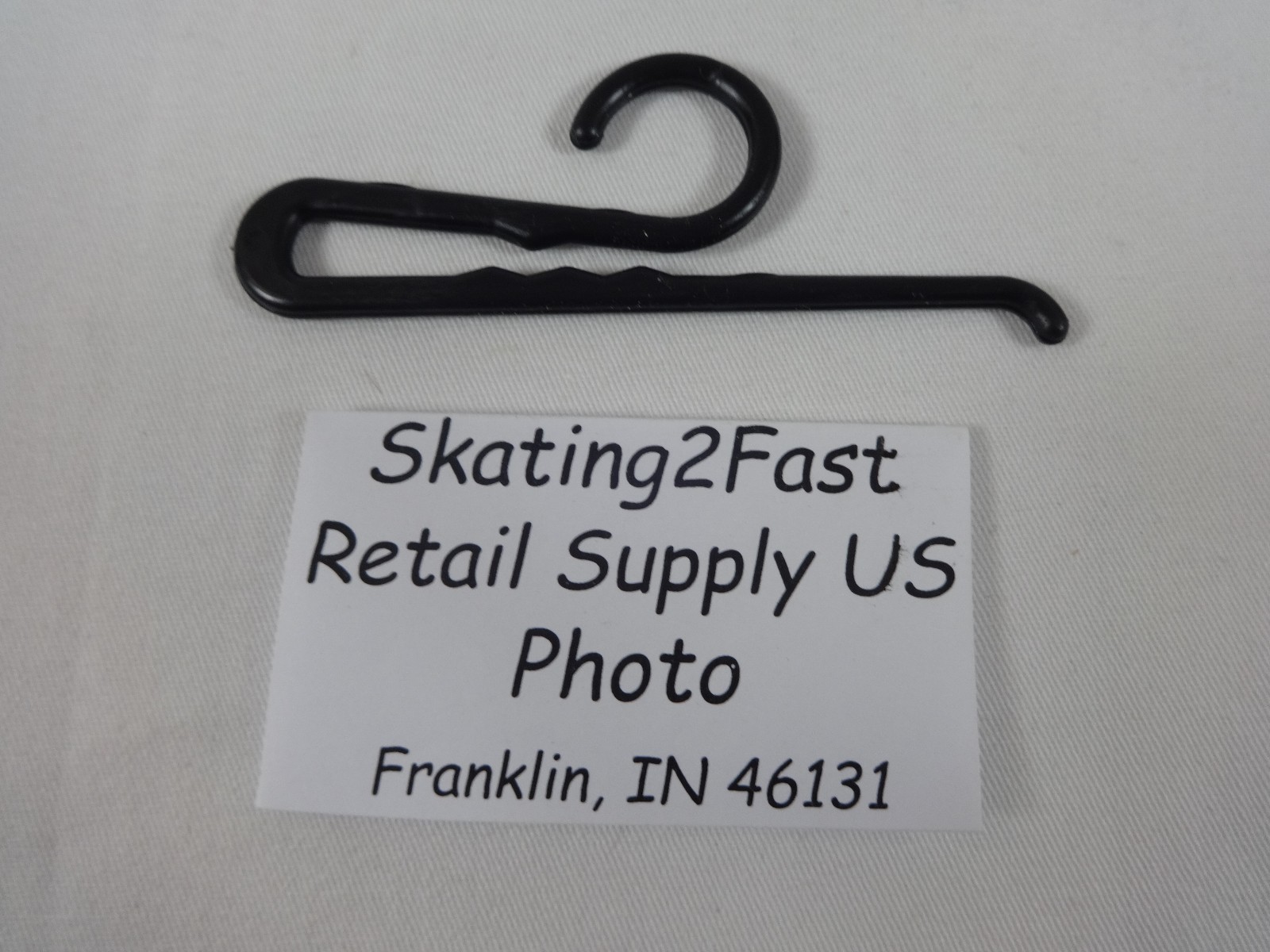 Non Slip Sock Hanger Black Plastic Clip Hook Retail Shopping Supply