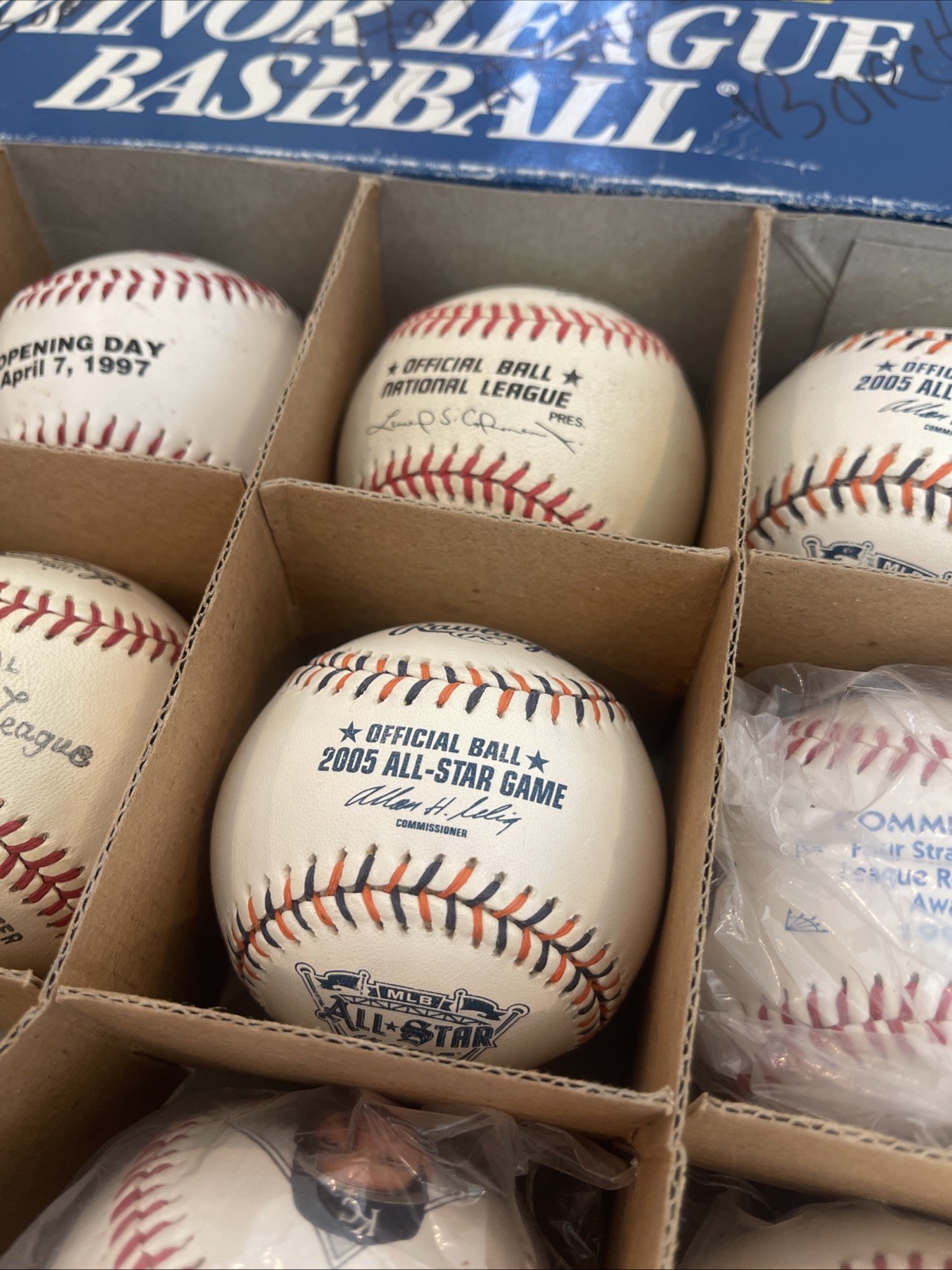 10 Rawlings Official Game Balls Minor League Baseballs Arizona Fall League W/Box