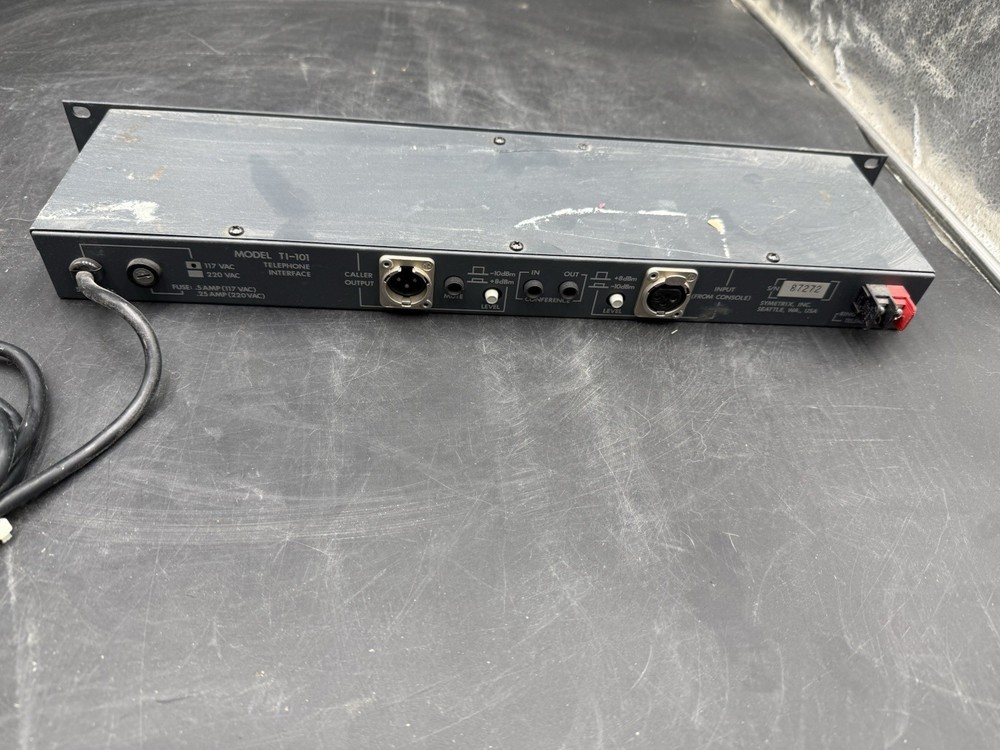 Symetrix TI-101 Rack Mount Single Line Telephone Interface