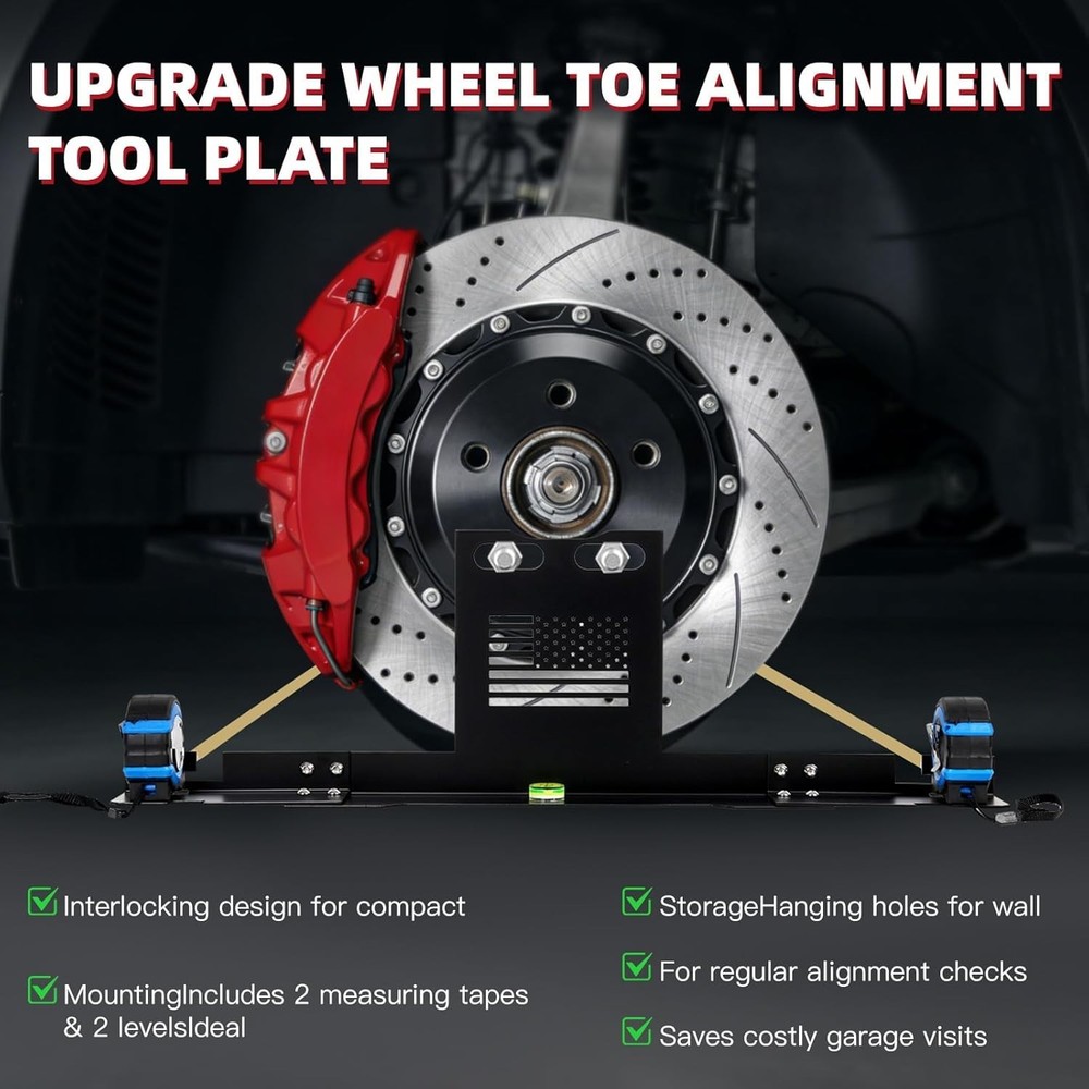 Upgraded Wheel Alignment Tool Kit- Automotive Wheel Alignment Tool Without Re...