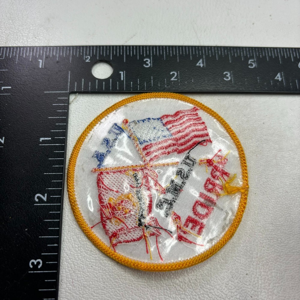 USA USMC "PRIDE" CROSSED FLAGS Marines Patch 49a7