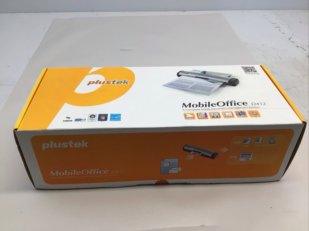NEW Plustek MobileOffice D412 Scanner
