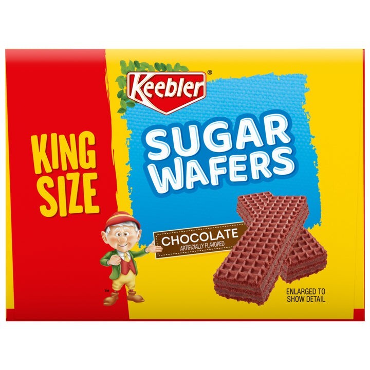 Keebler King Size Chocolate Sugar Wafers Value Pack Bundle, 4.4 OZ, 9 PACK