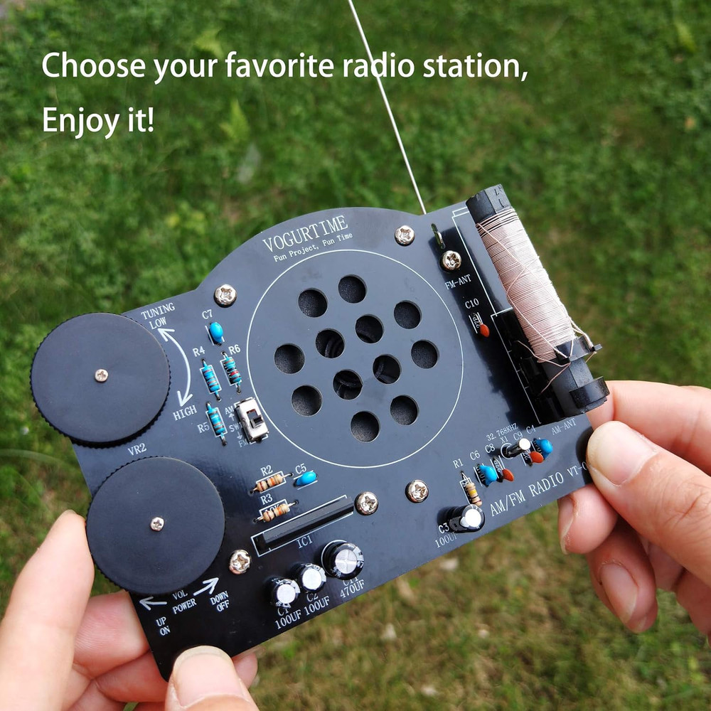 AM FM Radio Kit Soldering Project Kit for Learning Practicing Teaching Electroni