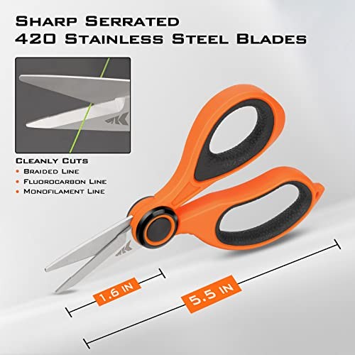Patented Radius Line Spooler, Compact Fishing Radius Line Spooler & Scissors