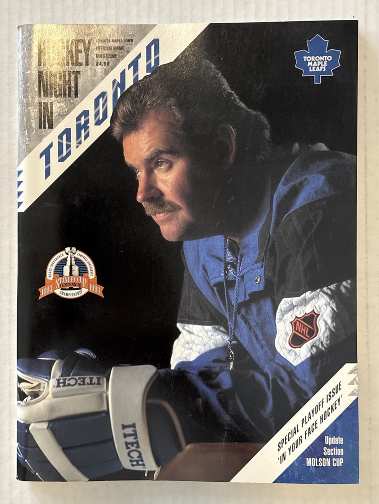 1993 Maple Leafs Kings Playoff Program Gretzky Gilmour