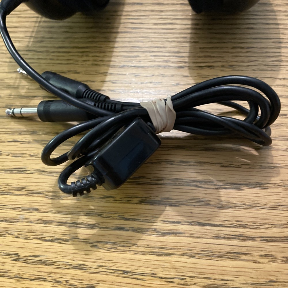 Flightcom Classic Aviation Headset Black | Model 4DLX