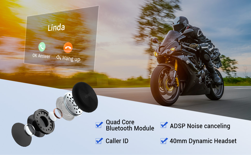 Motorcycle Helmet HUD E6 Head Up Display Bluetooth GPS CarPlay Android Auto
