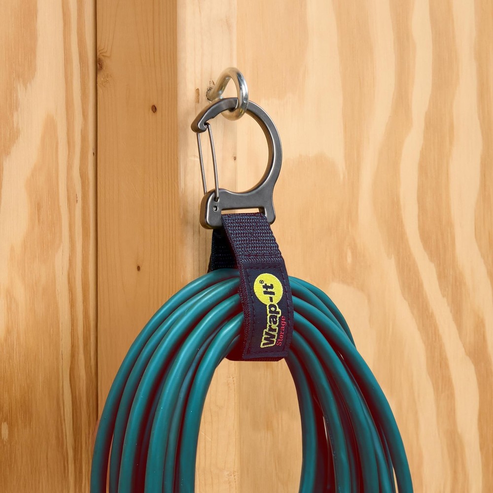 Wrap-It Storage Quick Clips - 10" (3-Pack) Black - Cord (3-Pack),