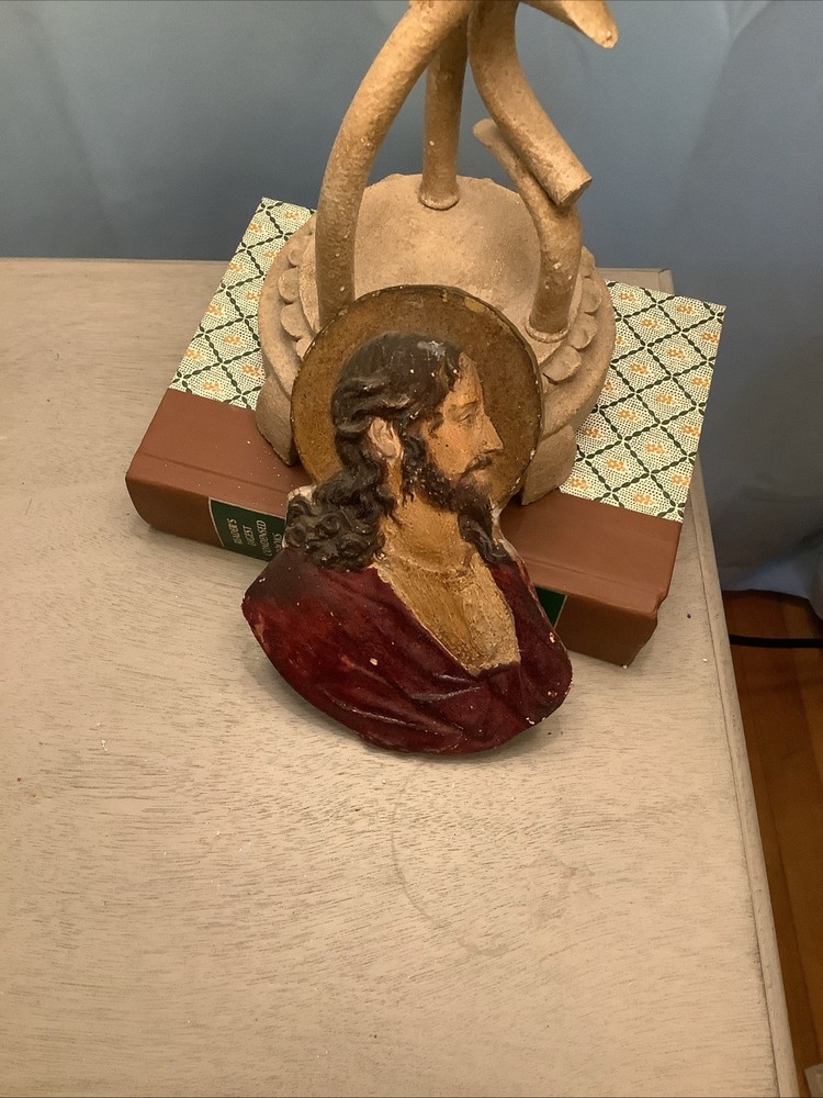 JESUS Clay Wall Hanging