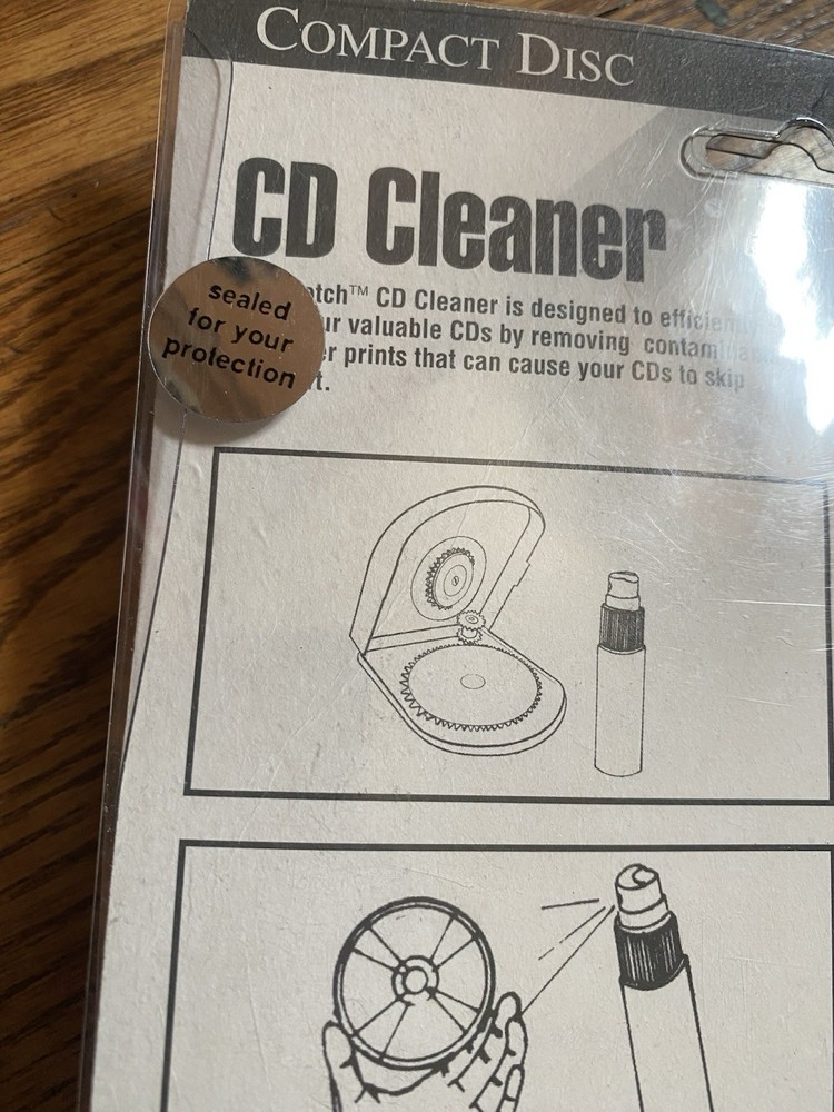 NIP Scotch Disc Cleaner CD And CD-ROM Cleaner - with CD & Cleaning Solution 1F