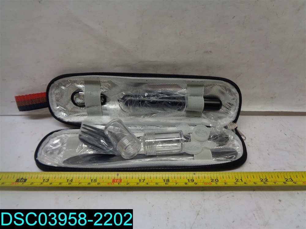 HIKING AND CAMPING SILVERWARE KIT WITH BACKPACK CLIP