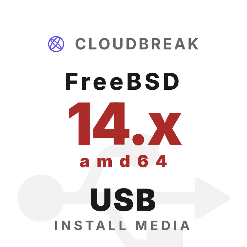 FreeBSD 14.x amd64 Bootable/Live Install USB NEW