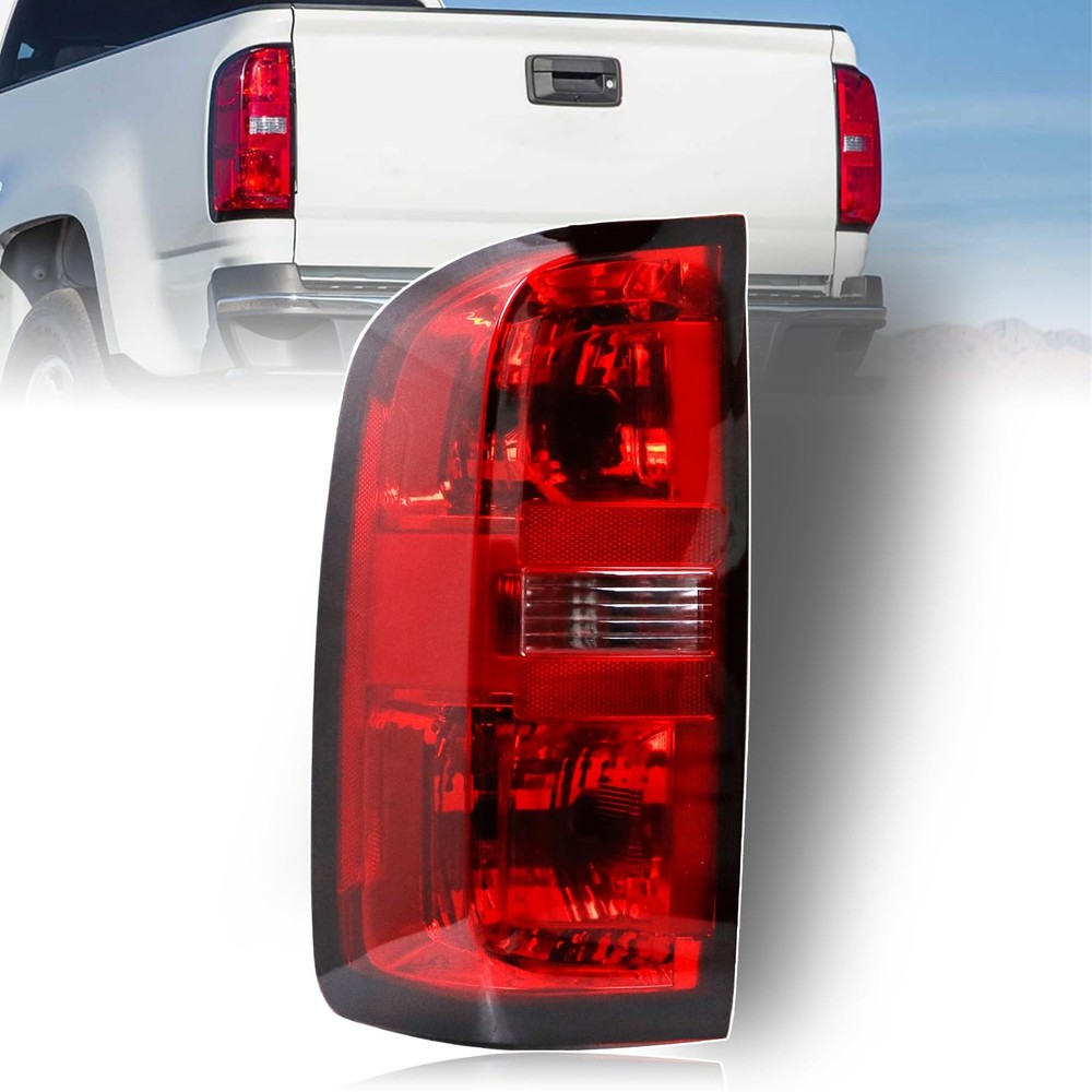 Tail Light Assembly Compatible With 2015-2022 Chevy red Left Driver Side