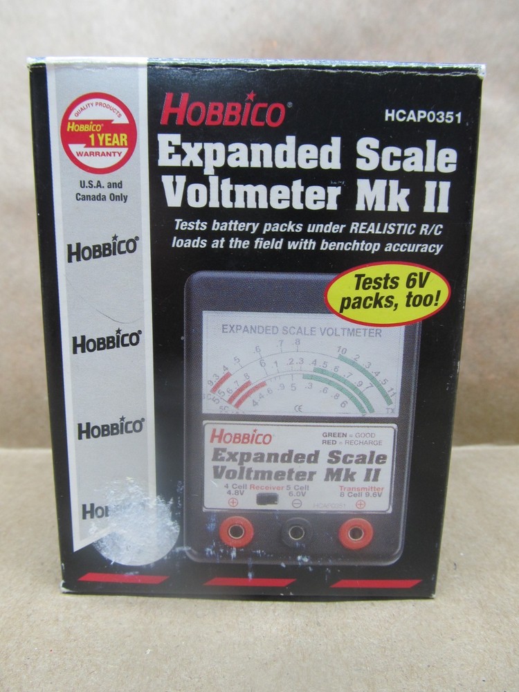 Hobbico Expanded Scale Voltmeter MKII - #HCAP0351