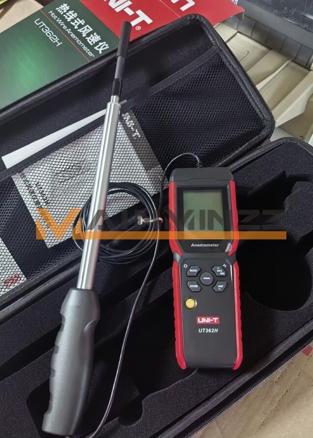 UNI-T UT362H Hot Wire Anemometer Sensor Wind Velocity/Volume/Temperature Tester