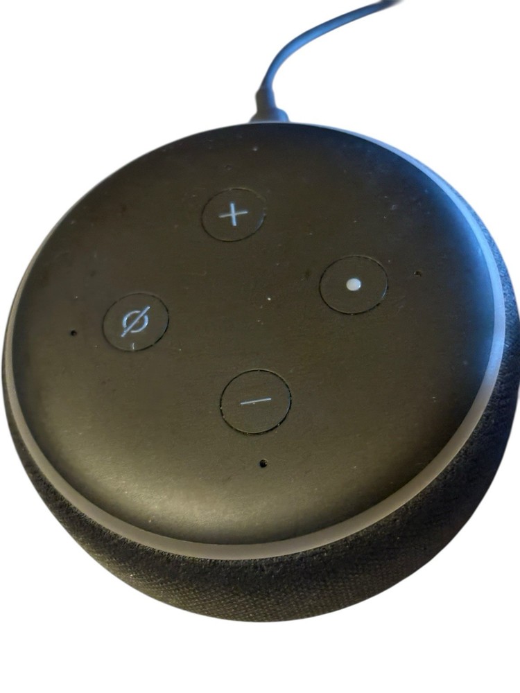 Amazon Echo Dot (3rd Generation) Smart Speaker with Alexa - Charcoal Untested