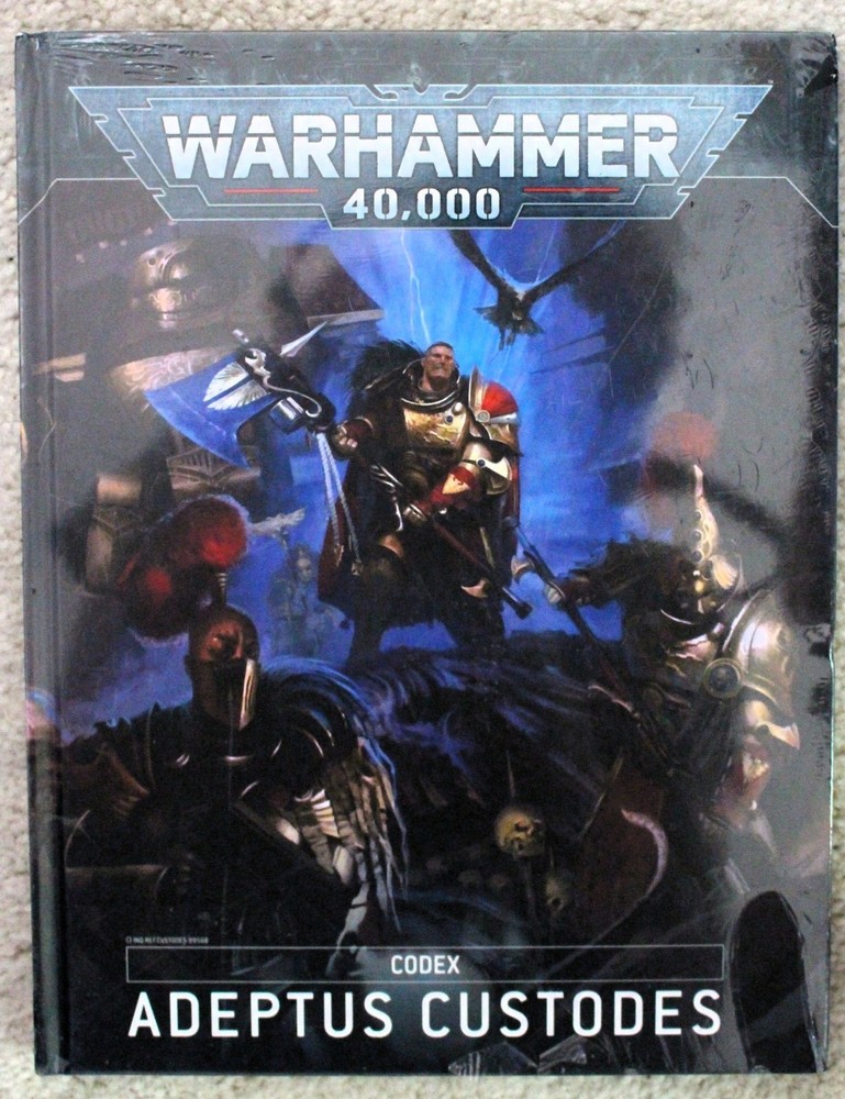 WARHAMMER 40,000 Book Code ADEPTUS CUSTODES!