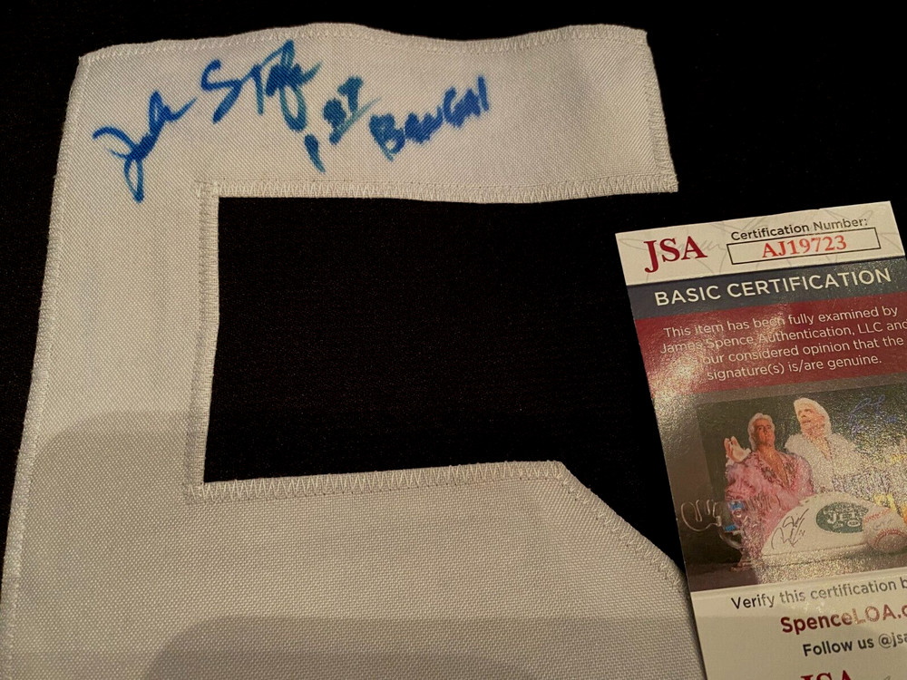 JOHN STOFA (1st Bengal Draft Pick) Signed Bengals Jersey -JSA Authenticated