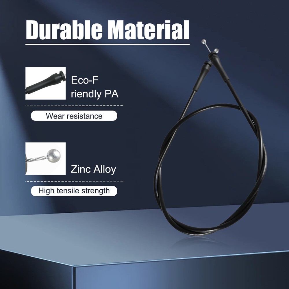 2X Rear Left Cargo Door Upper & Lower Lock Release Cables for Ford E-150 E-250