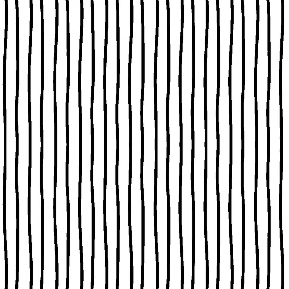 White/Black Stripe Quilt Fabric