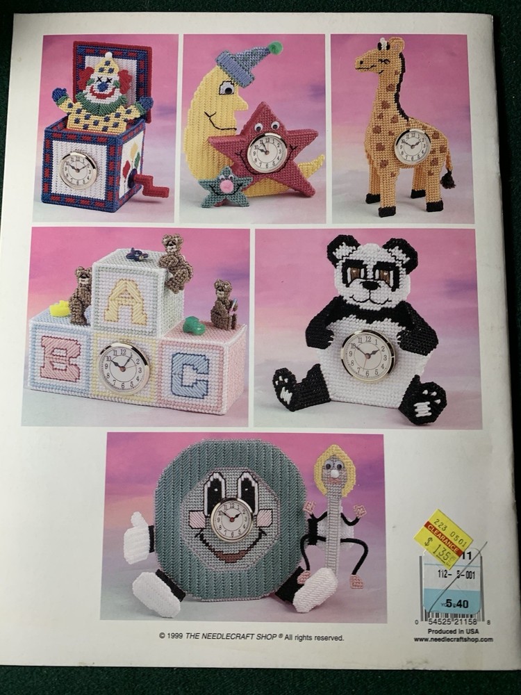 3 Plastic Canvas Baby Patterns