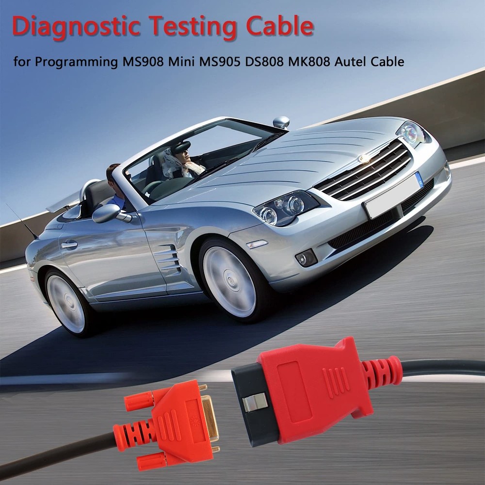 Main Test Cable for Programming Autel MaxiSys MS908P Cable Connector - 16 Pin...