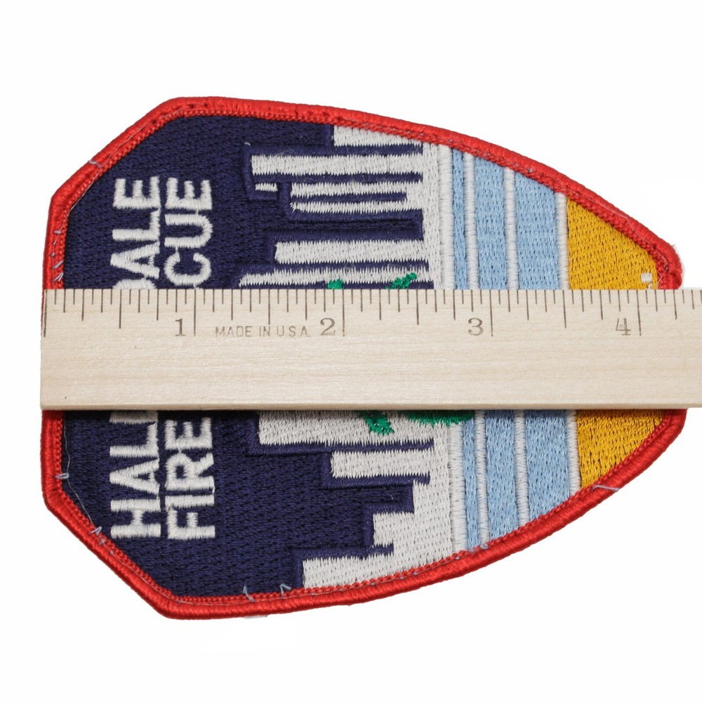 Hallandale Florida Fire Rescue Palm Tree Patch 3.75" x 4.25"