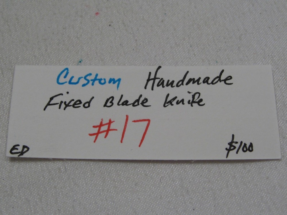 Custom Handmade Fixed Blade Knife. #17