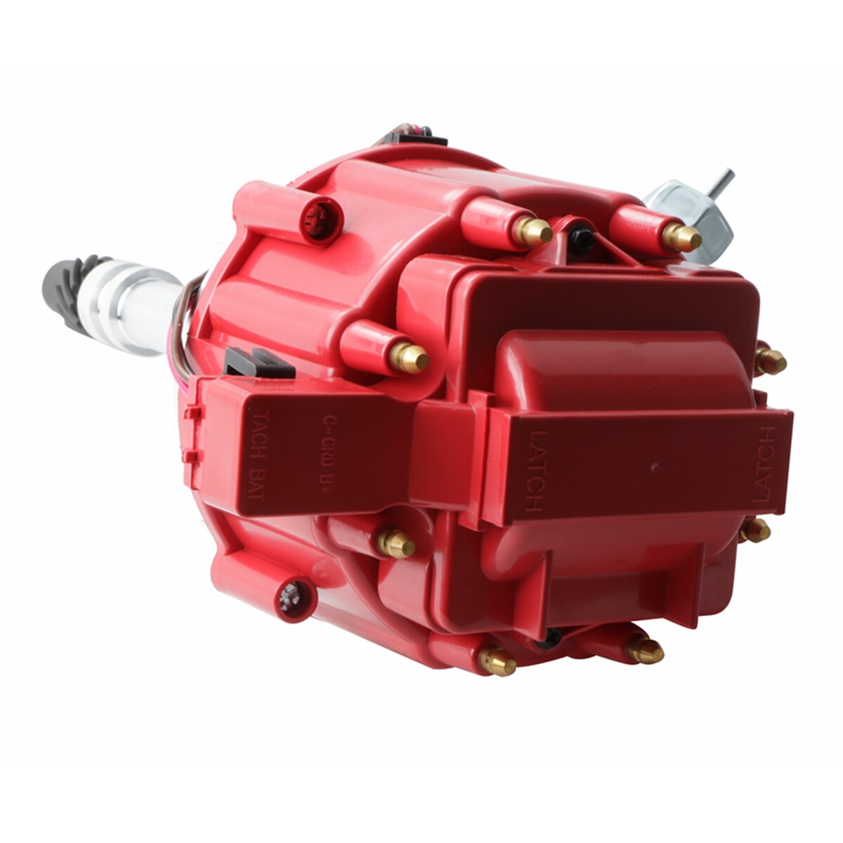 HEI Ignition Distributor w/ Spark Plug Wires Combo Set For Chevy SBC 350 BBC 454