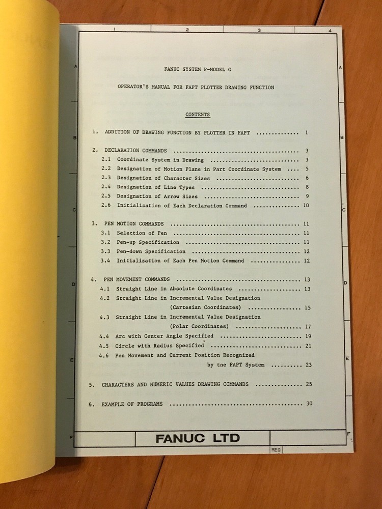 Fanuc System P-Model G Operator's Manual Supplementary