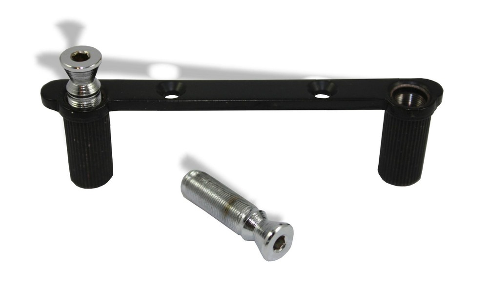 Hinge Post Braced 2 11/16 with mounting post Chrome Bitterroot 080651CH