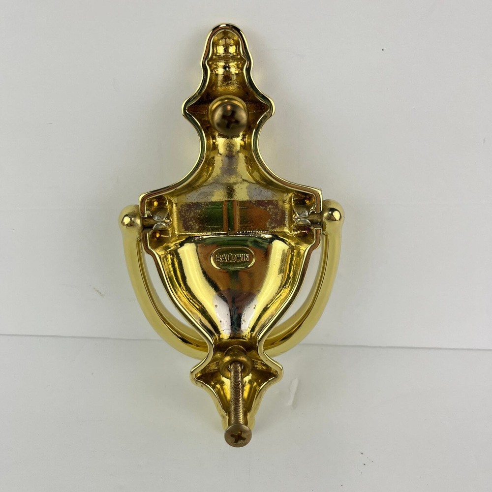 Baldwin Solid Brass Polished Door Knocker