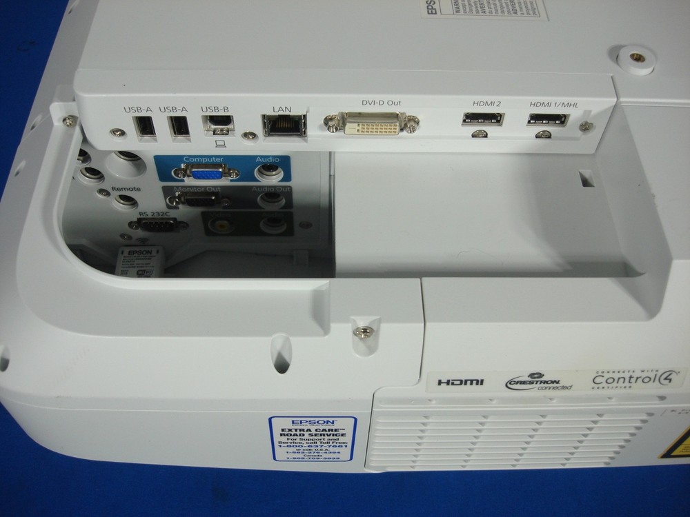 Epson Brightlink Pro 1470Ui Interactive Laser Projector 957 Hours Model H876A