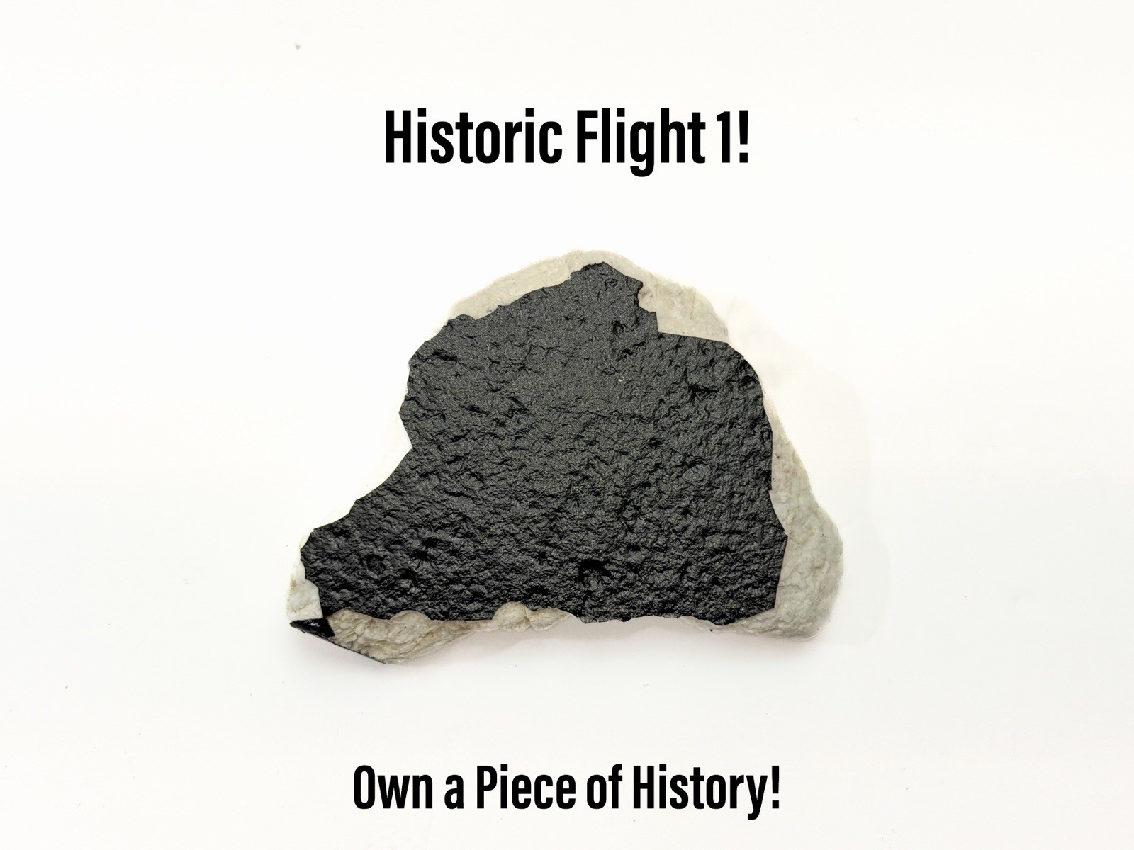 SpaceX Starship Tile Fragment Edge Section Historic Flight 1 Flown Relic!