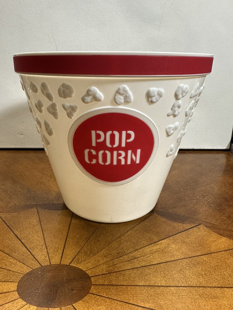 Hutzler Popcorn Bucket, Red large,