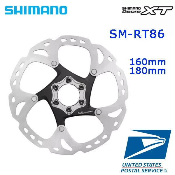 Shimano SM-RT86 XT 6 Bolts Rotor 160mm 180mm 203mm RT86