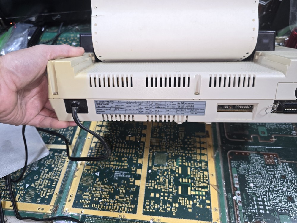 Tandy DMP 130 UNTESTED Dot Matrix EXACT Printer-PARTS-READ ALL