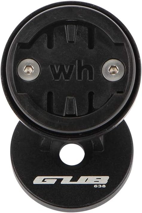 Angle Adjustable Bike Computer Mount - Stem Top Cap Holder Compatible Black
