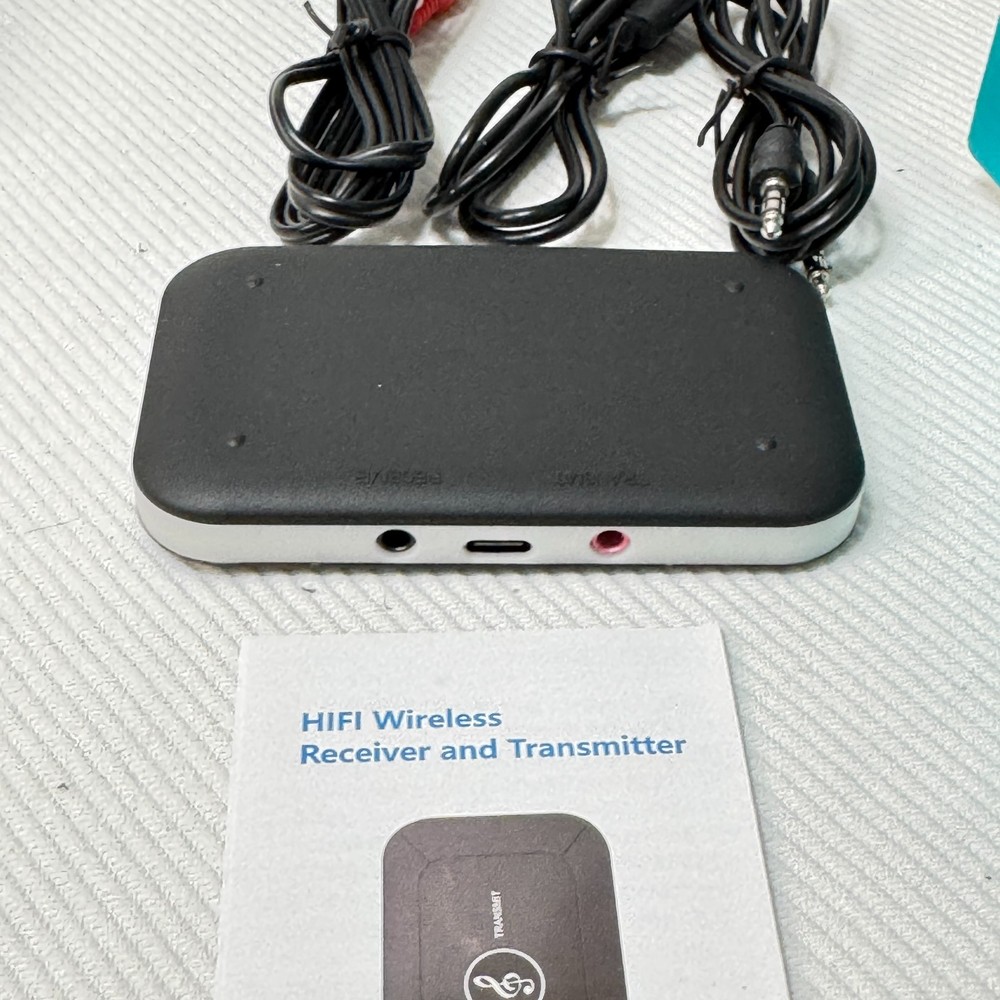 2-IN-1 Bluetooth Receiver & Transmitter Wireless RCA to 3.5mm Aux Audio Adapter