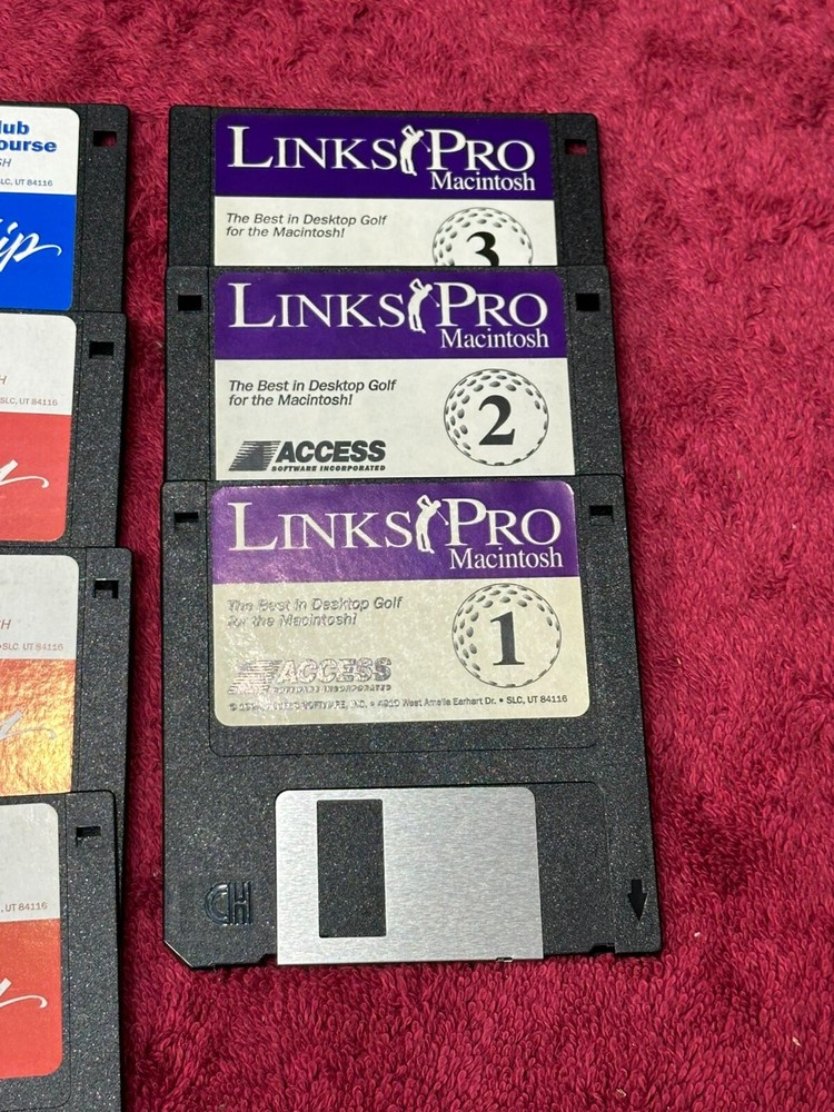 Links Pro Macintosh Floppy Discs by ACCESS Software + Additional Links Courses