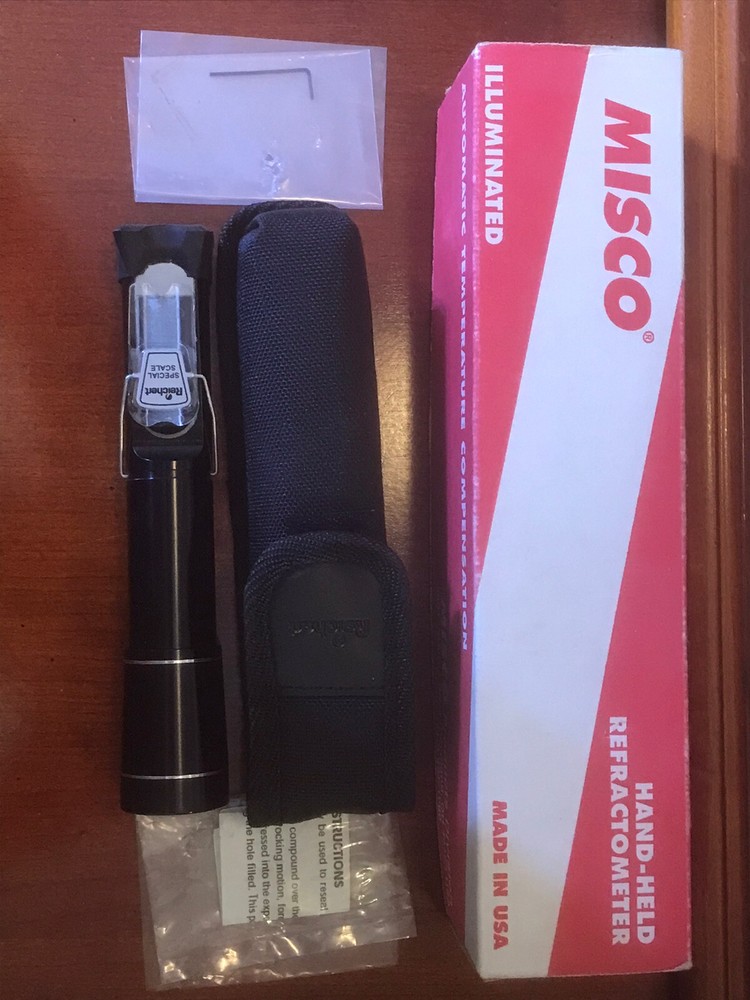 🔥HOT🔥MISCO Illuminated Automatic Temp Compensation Hand-Held Refractometer🔥