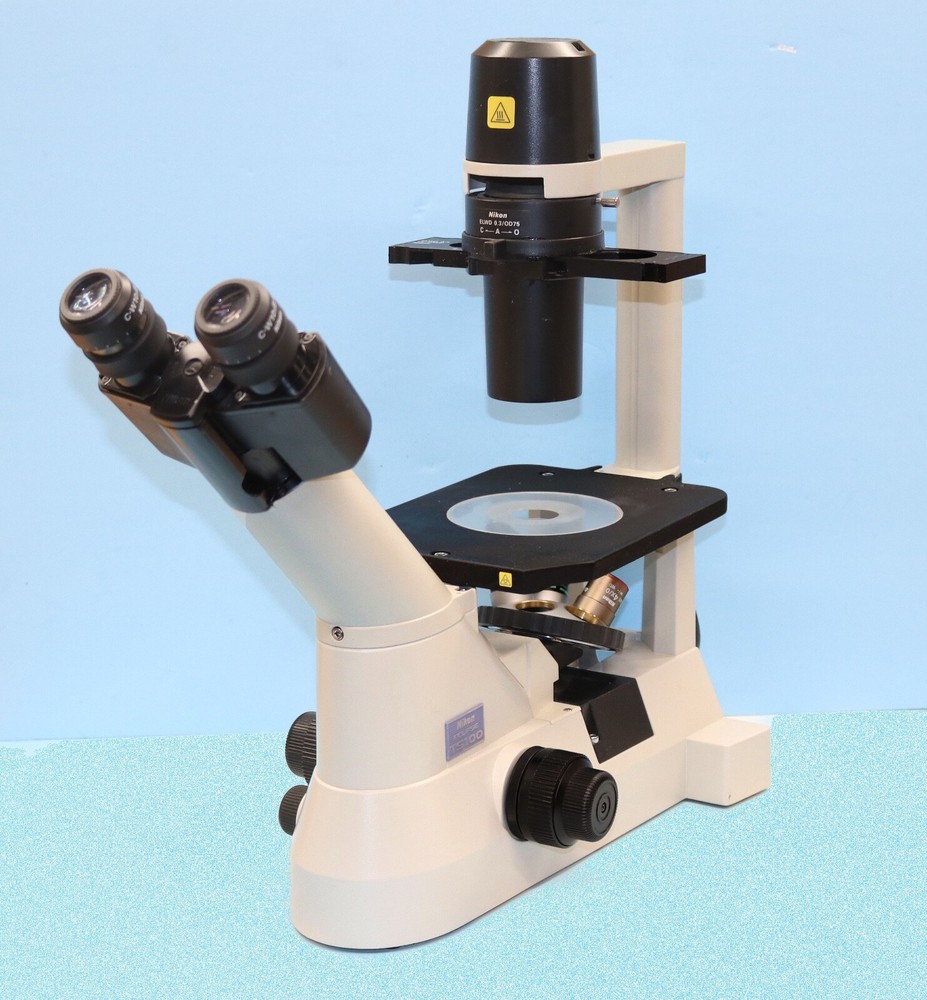 Nikon Eclipse T100 Inverted Microscope, 3 objectives