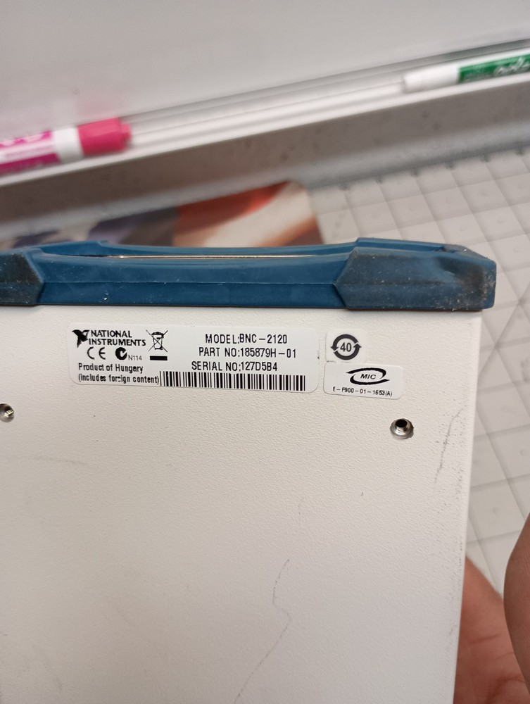 National Instruments NI BNC-2120 Connector Block w Func. Generator, Quad Encoder