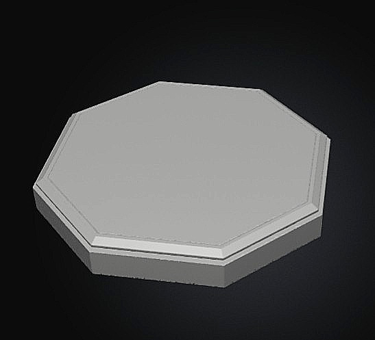 Basic Octagon Podium base various sizes